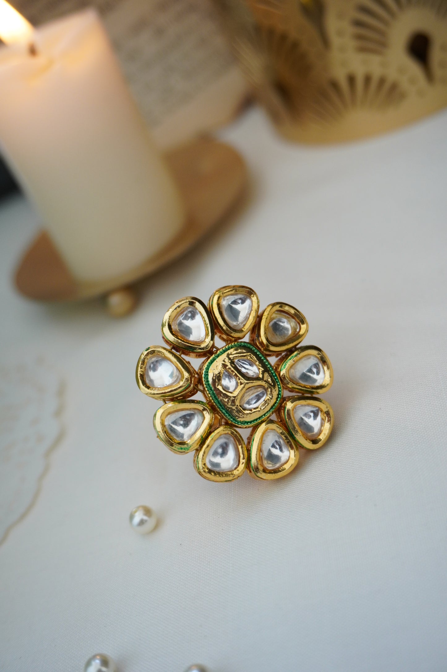 Aarohi Kundan Ring