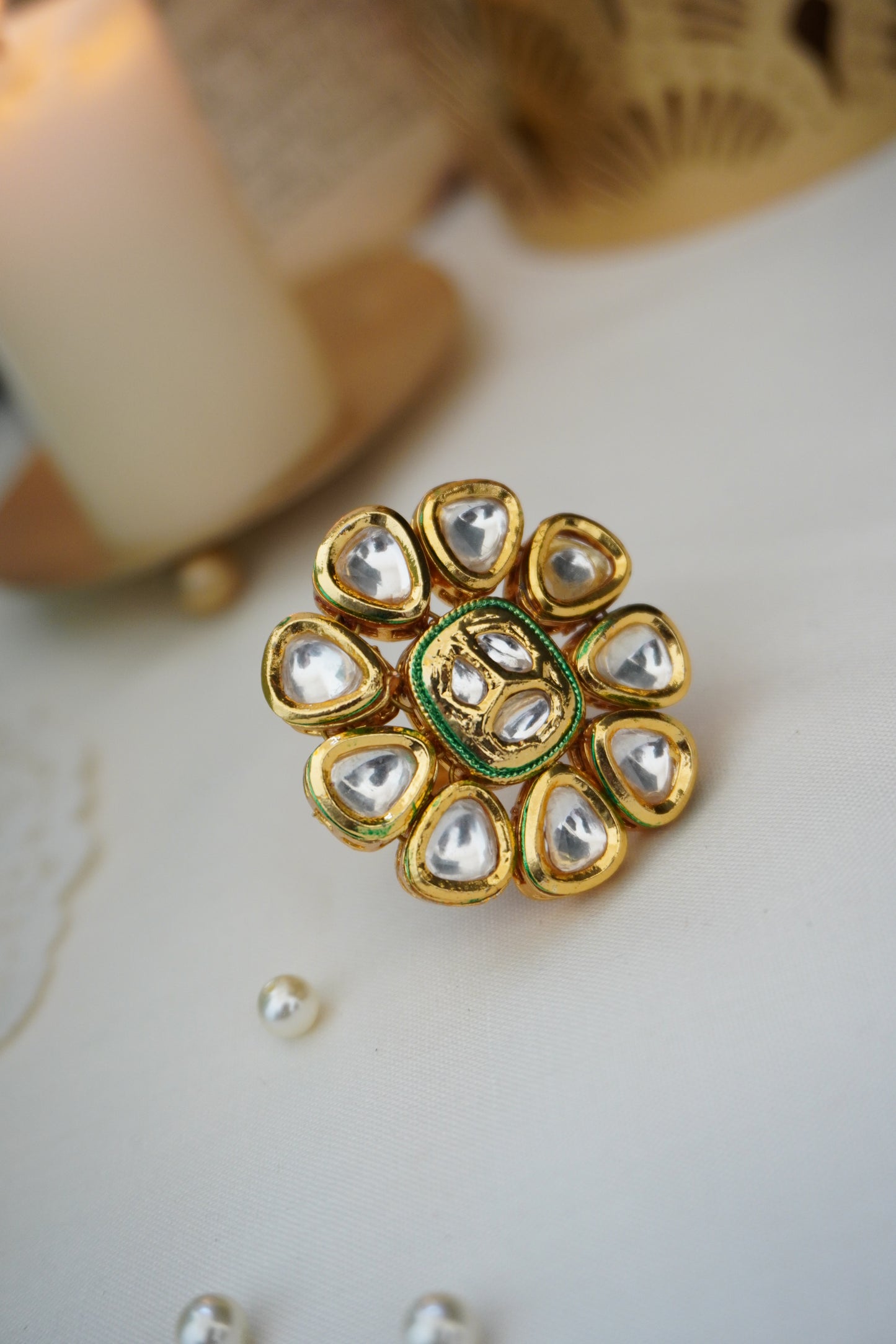 Aarohi Kundan Ring