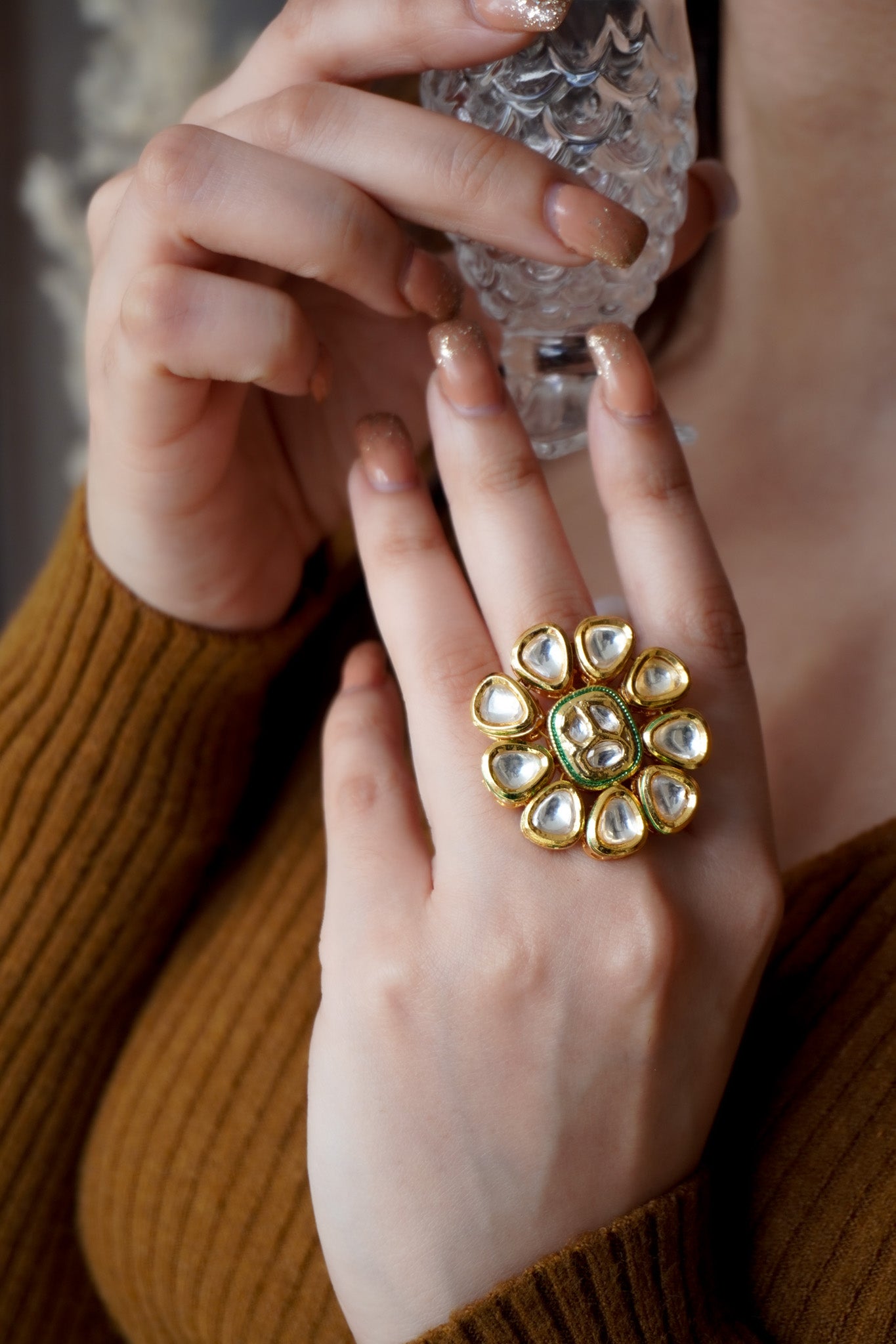 Aarohi Kundan Ring
