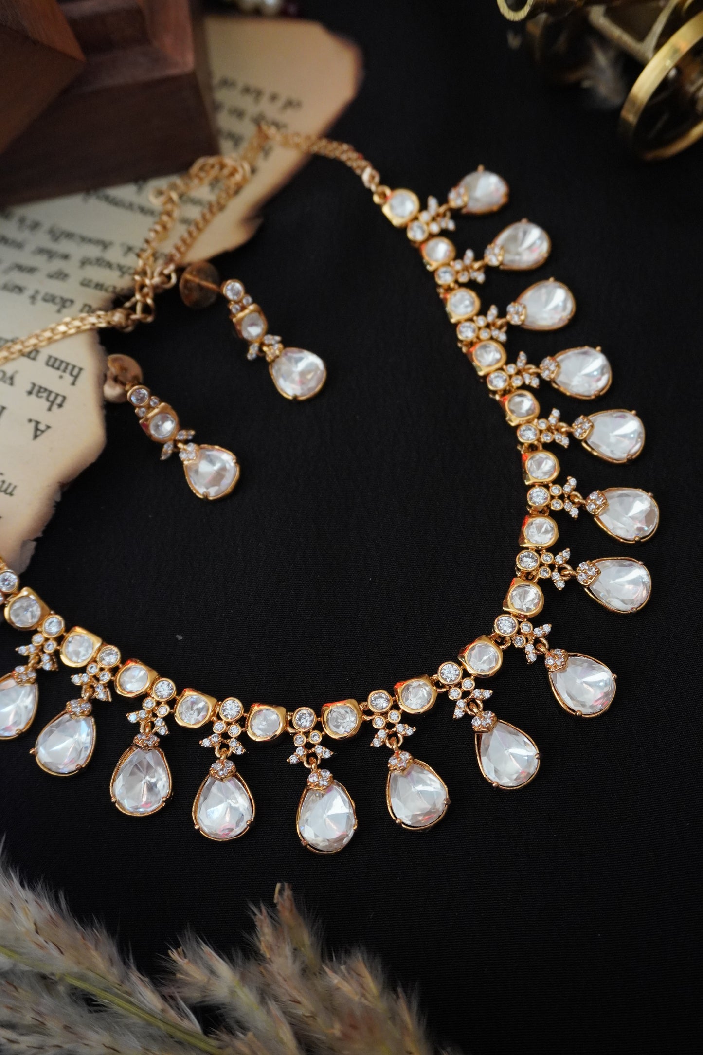 Kyle Polki Necklace Set
