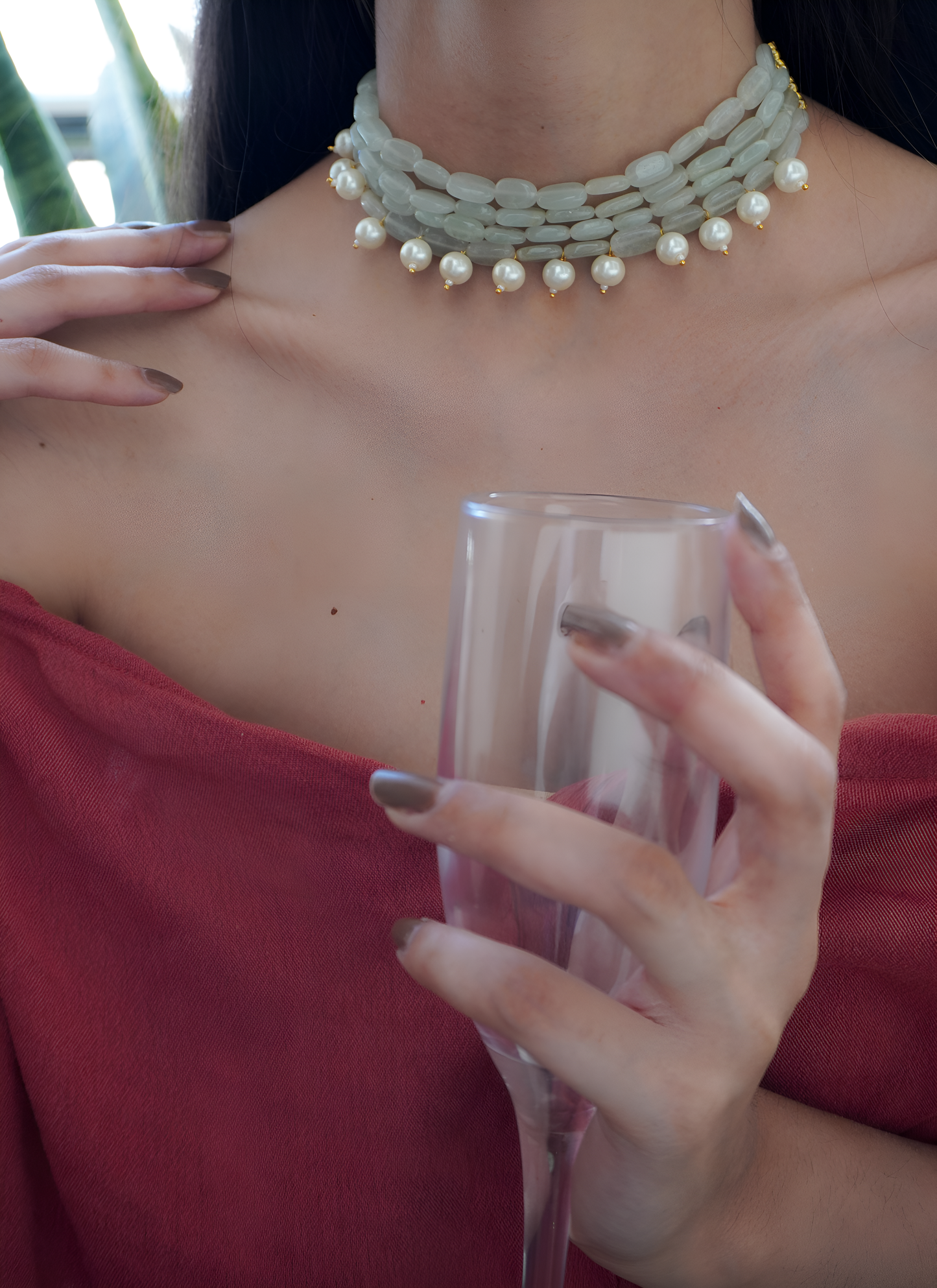 Whispers of Jade Necklace