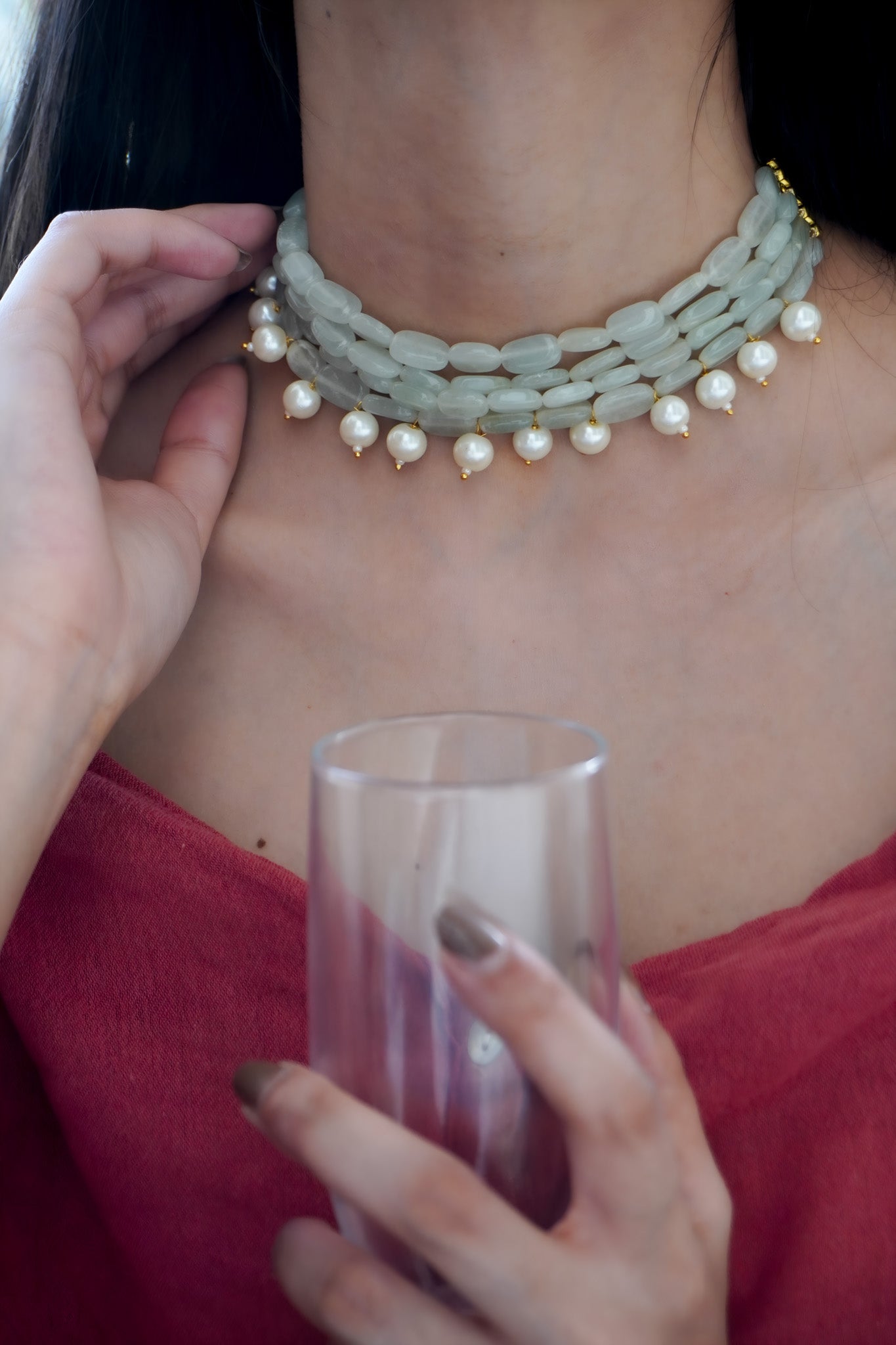 Whispers of Jade Necklace