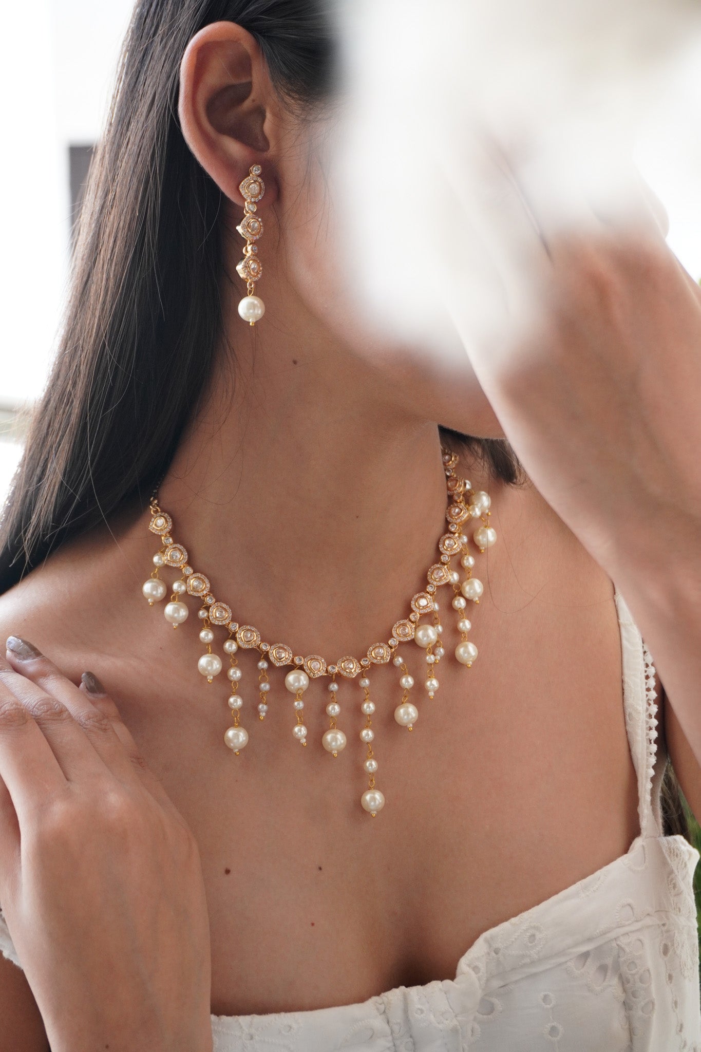 Shashi Kundan and Stones Necklace