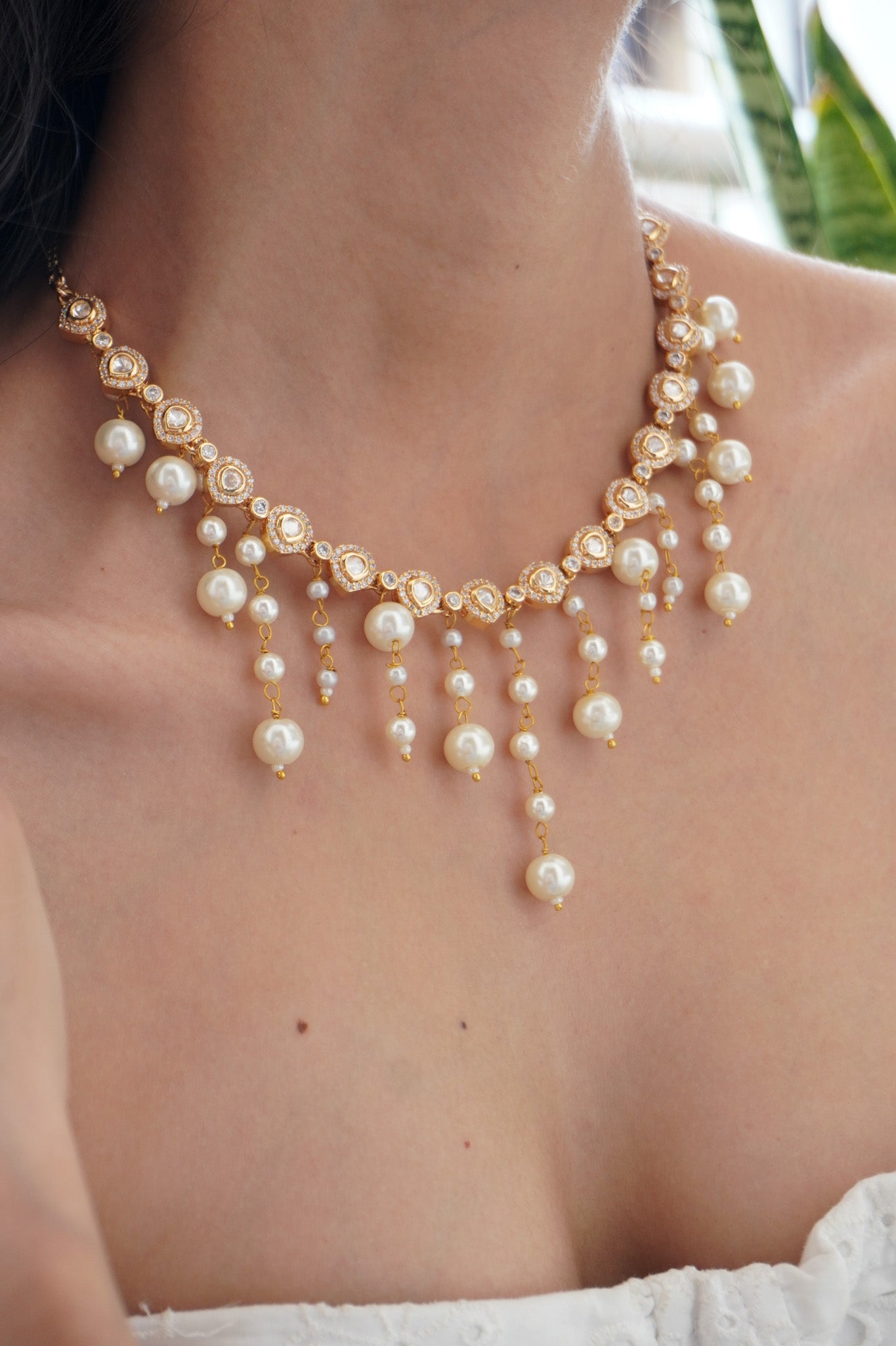 Shashi Kundan and Stones Necklace