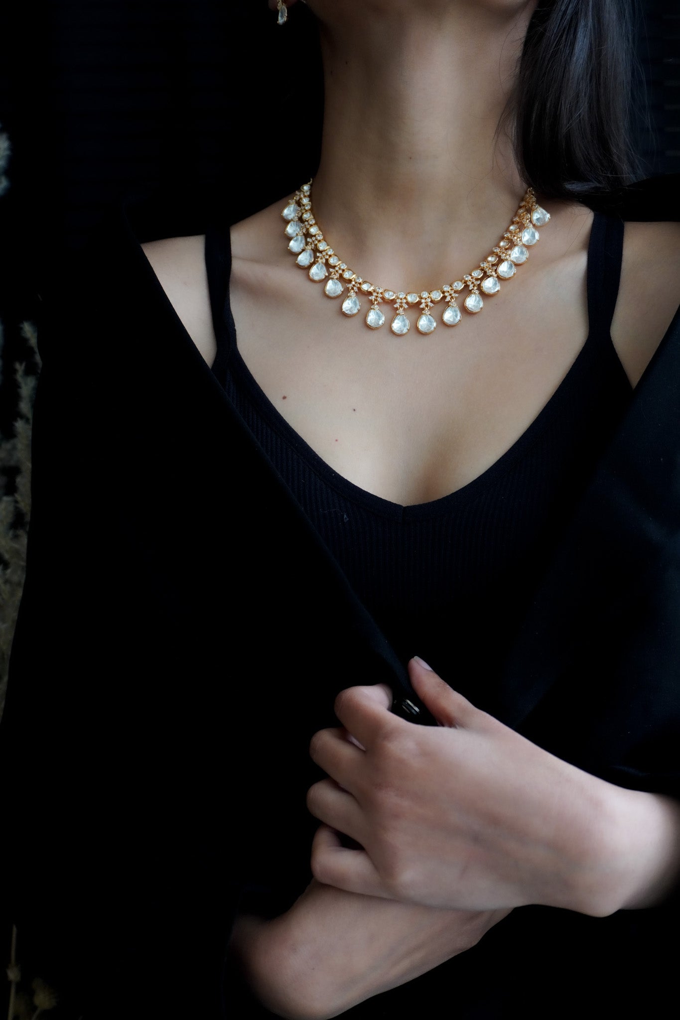Kyle Polki Necklace Set