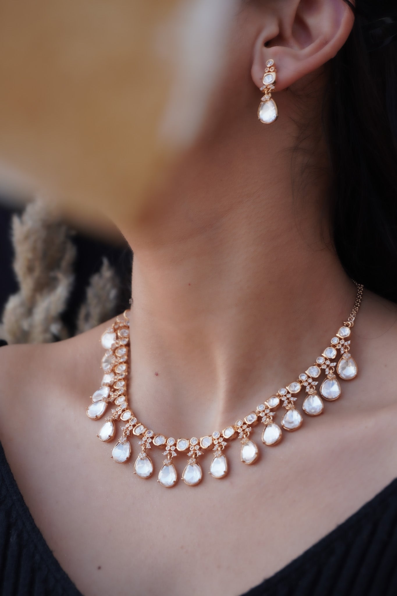 Kyle Polki Necklace Set