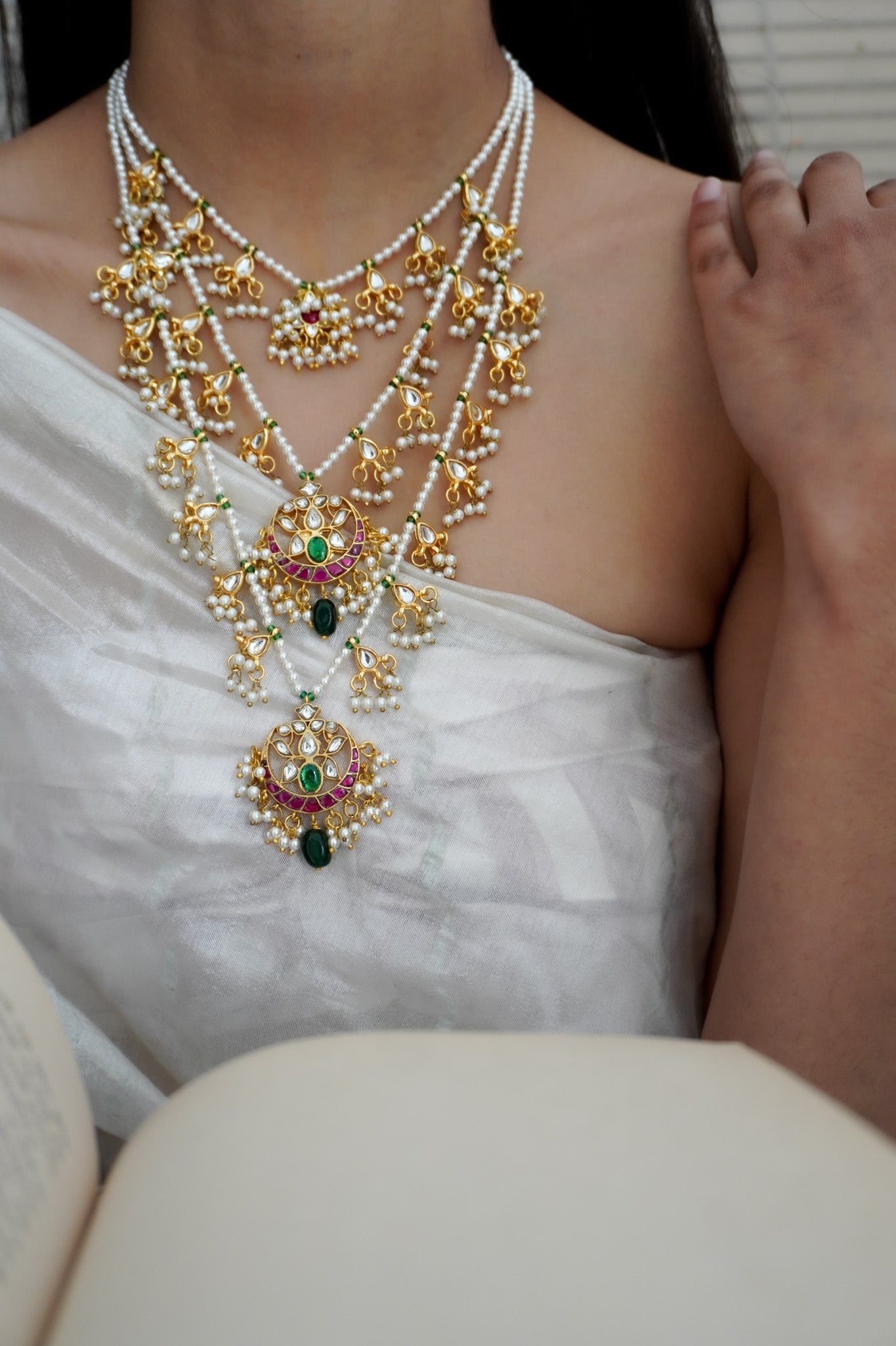 Lakshmi three Layer Necklace