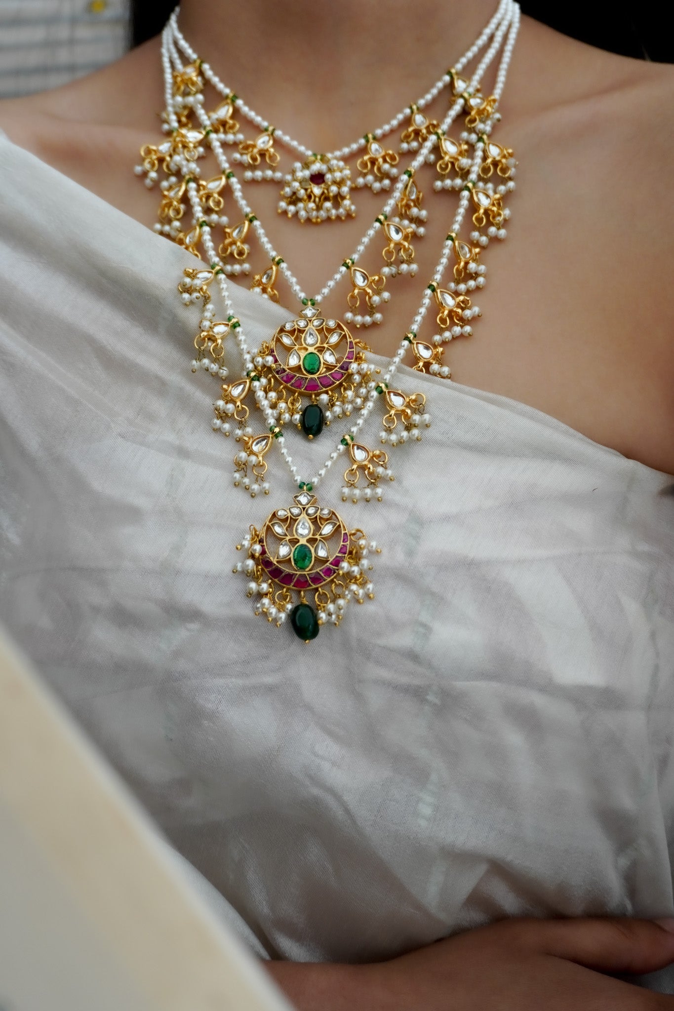 Lakshmi three Layer Necklace