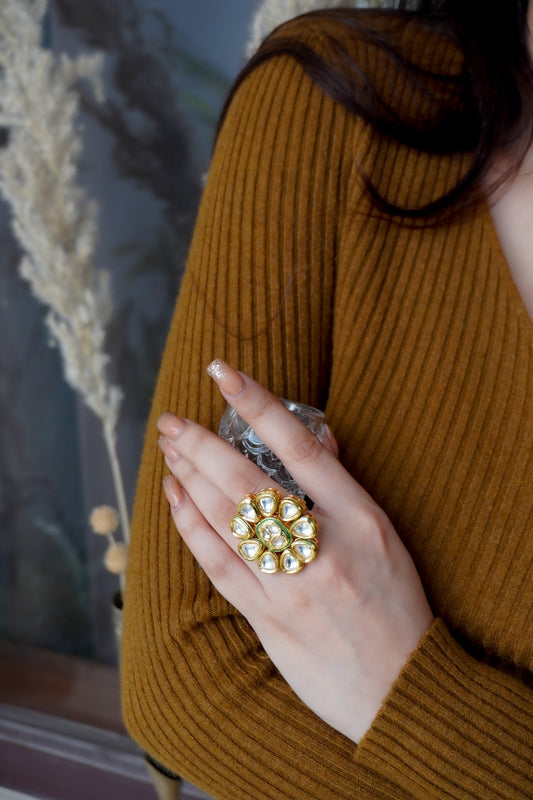 Aarohi Kundan Ring