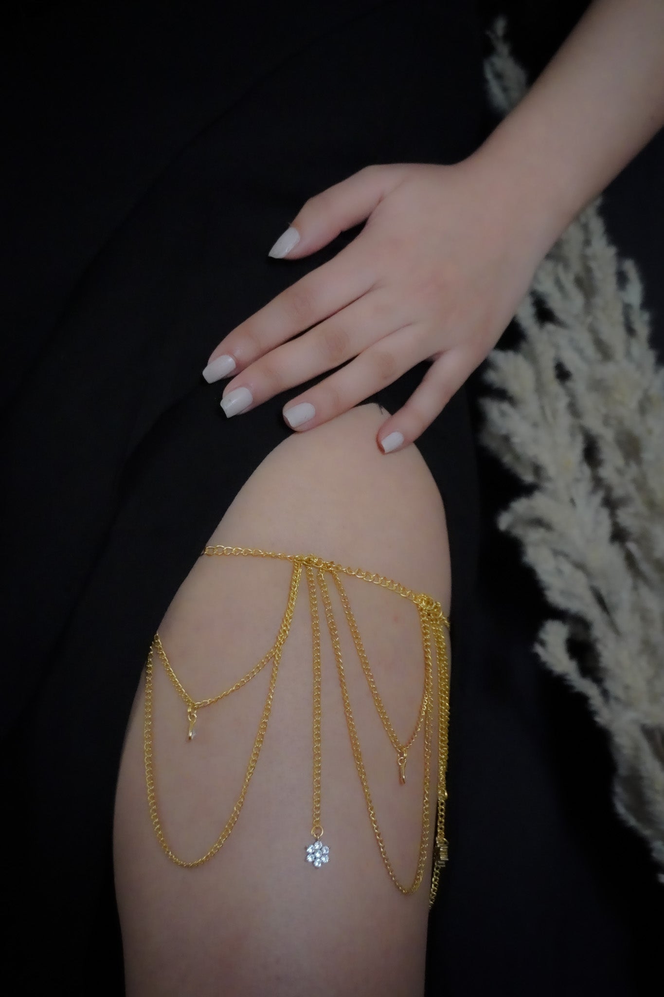 Kiara Flame Thigh Chain