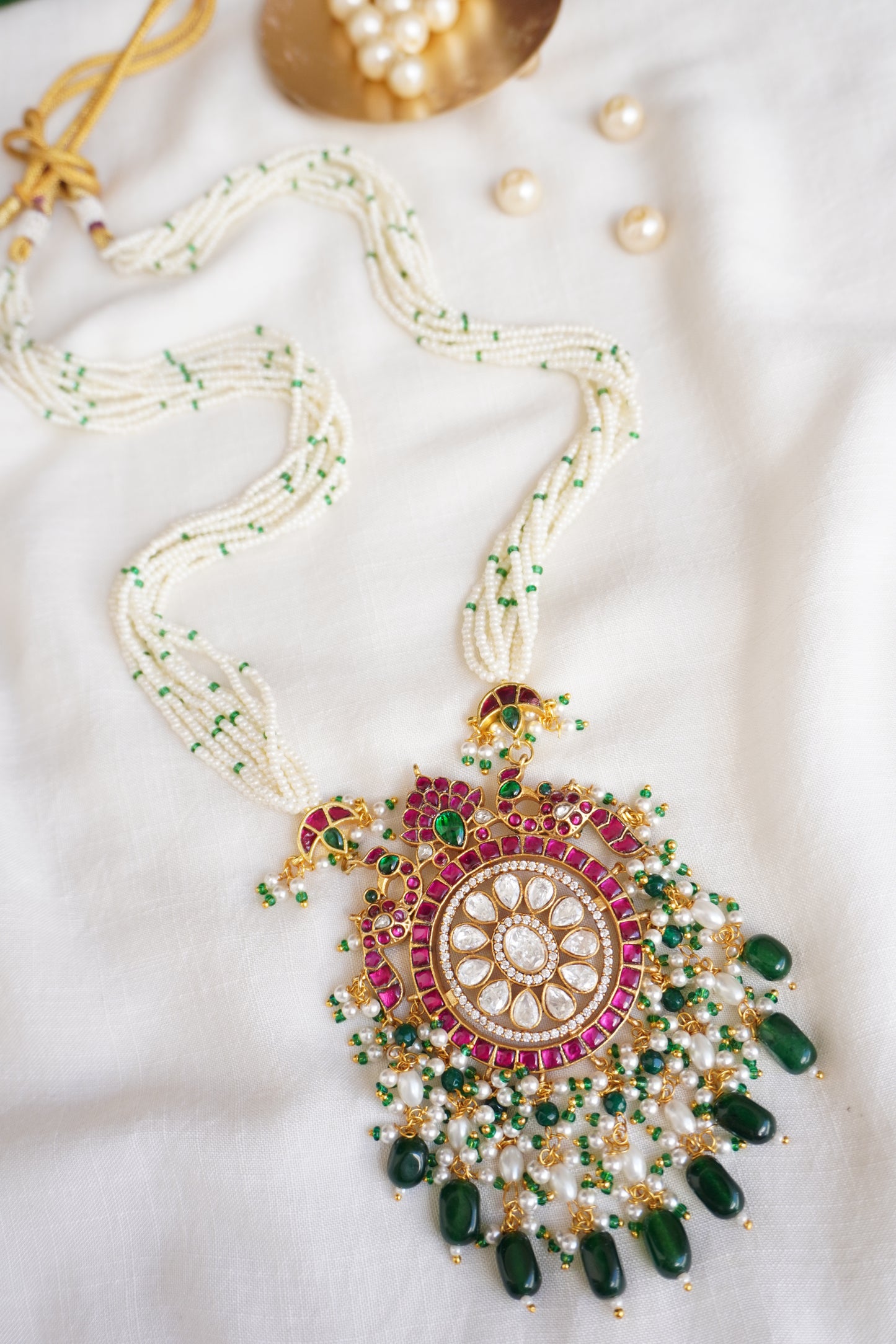 Vaidehi Moissanite Polki Necklace