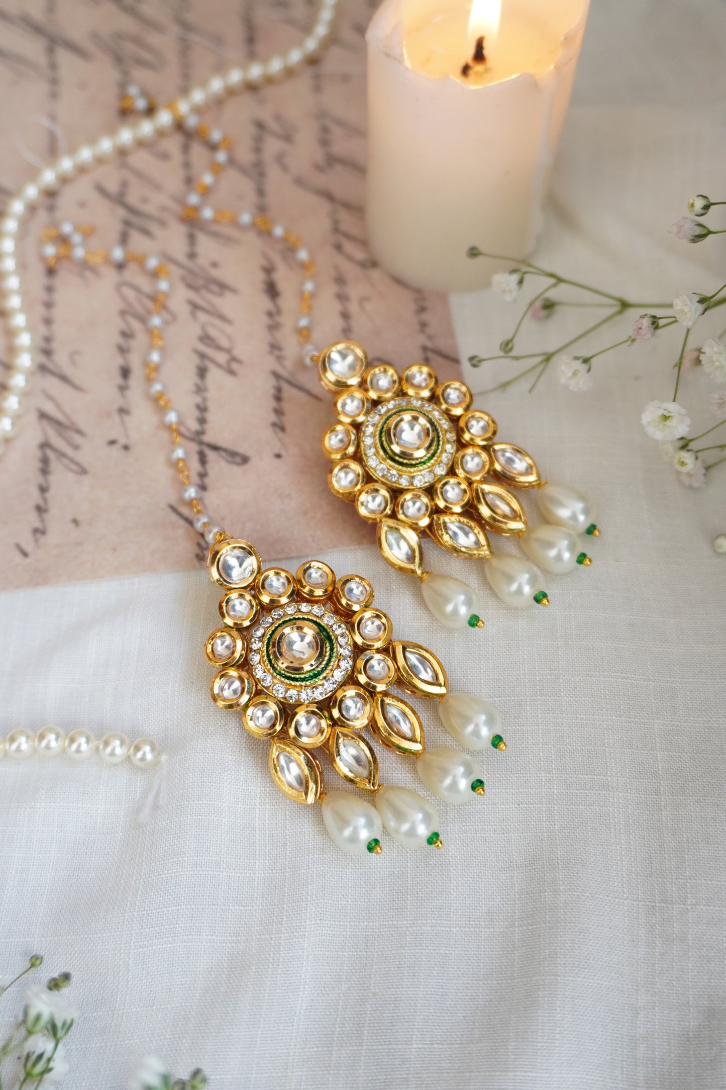Ravya Kundan Earrings