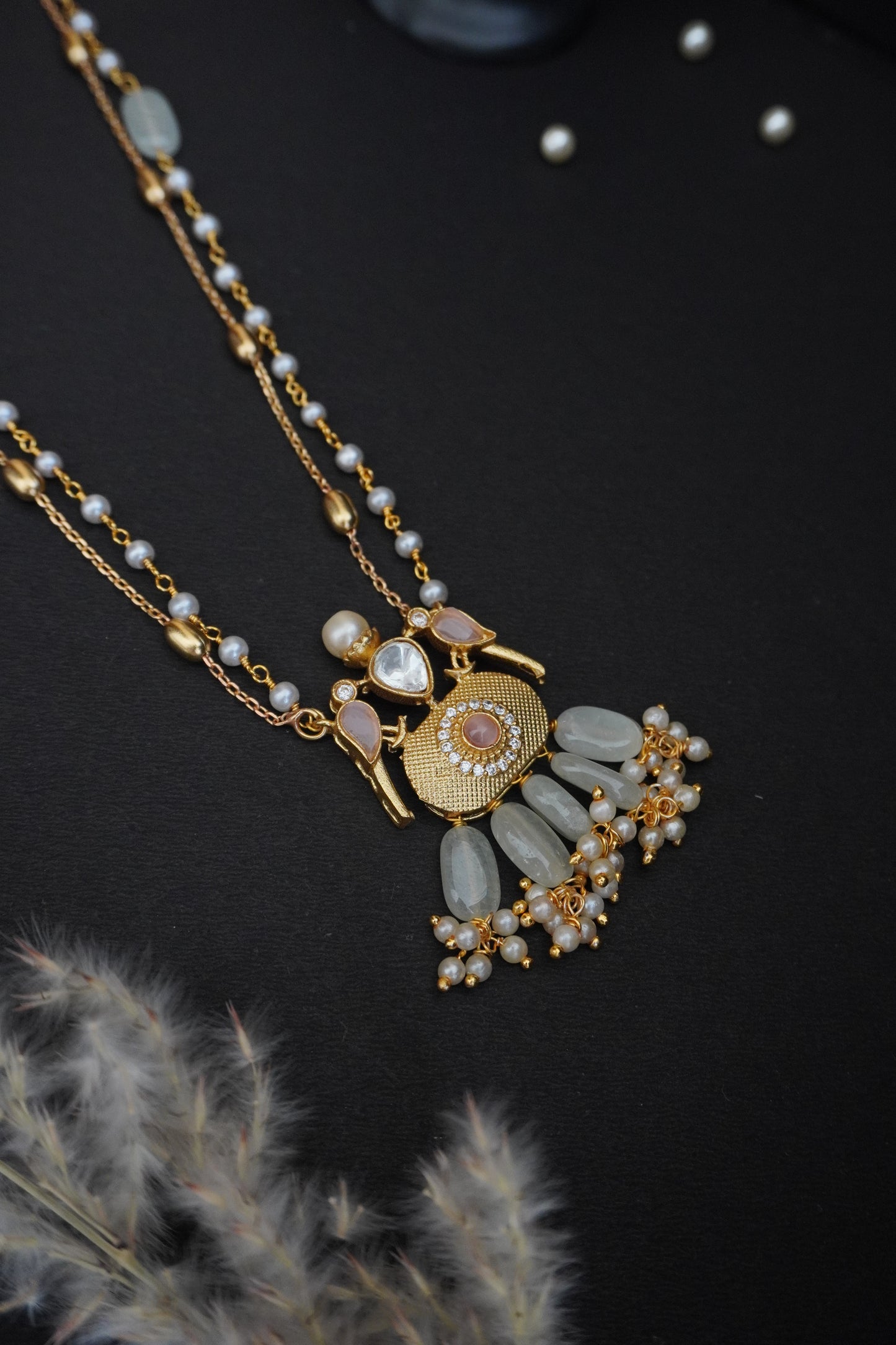 Tanvi Kundan and Stones Necklace