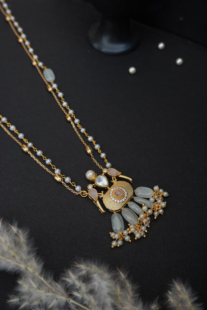 Tanvi Kundan and Stones Necklace