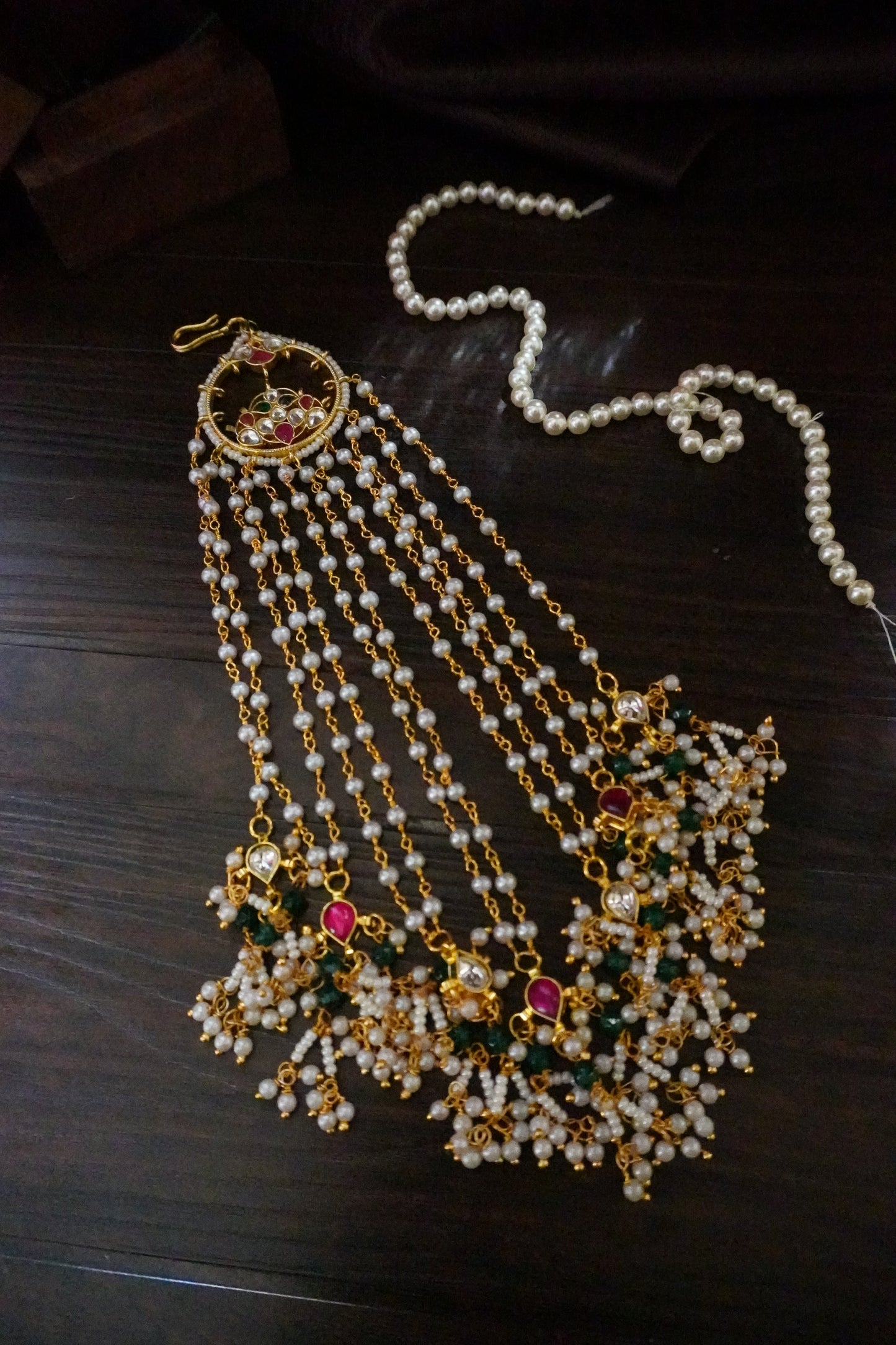 Ridhi Kundan and Pearls Hairpin