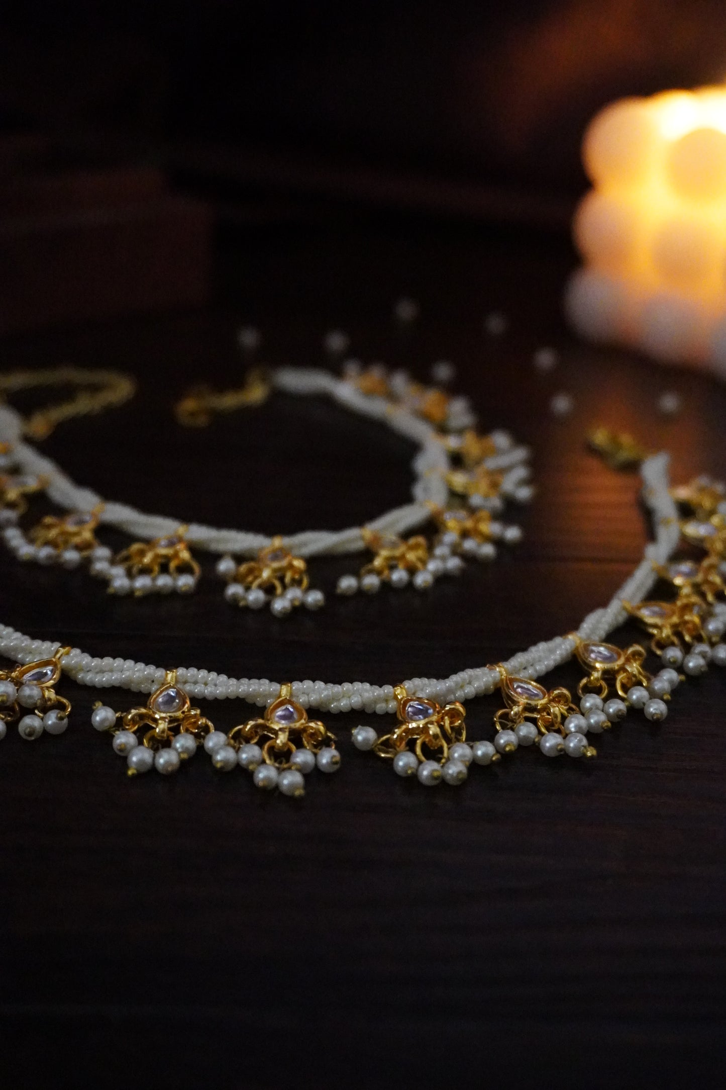 Akansha Kundan anklets