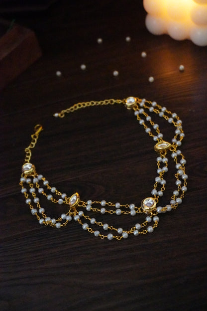 Mira Layered Anklets