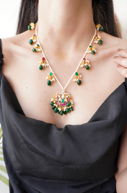 Vibha Kundan and Pearls Necklace