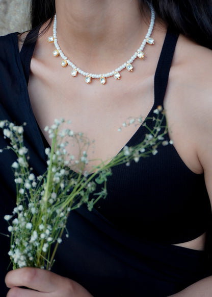 Jashn Kundan and Pearls Necklace