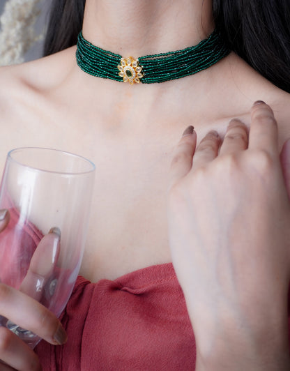 Heer Stones and Kundan Necklace