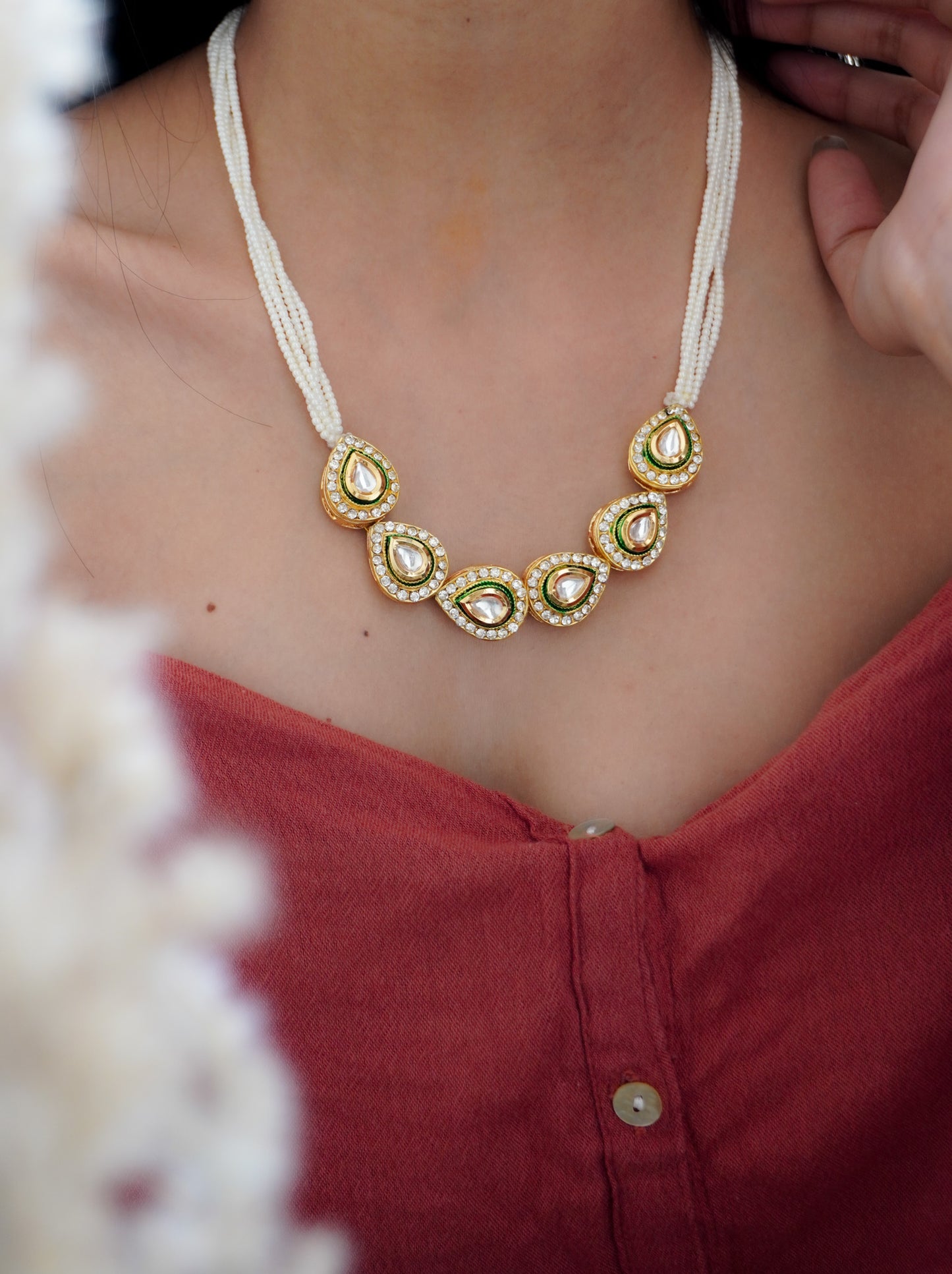 Heirloom Kundan and Pearls Necklace