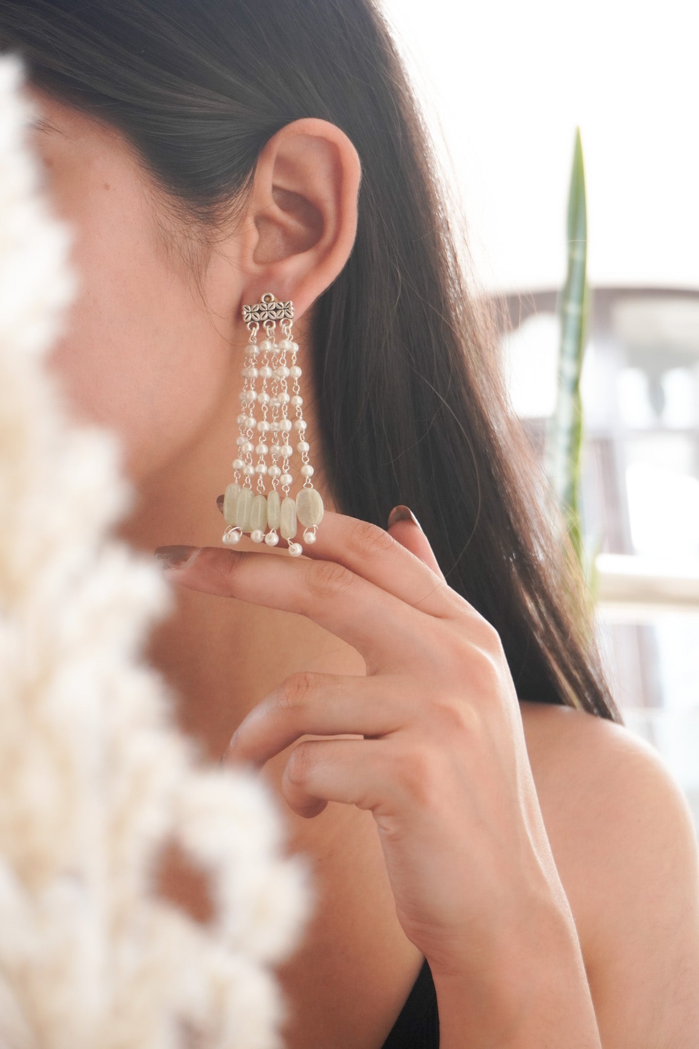 Eira Pearls Drop Earrings