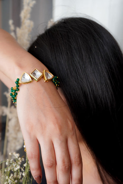 Shanaya Kundan and Stones Bracelet