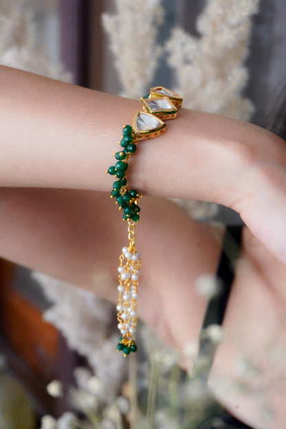 Shanaya Kundan and Stones Bracelet