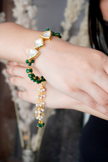 Shanaya Kundan and Stones Bracelet