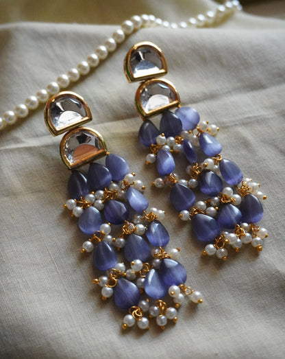 Kohina Kundan and Pearls Earrings