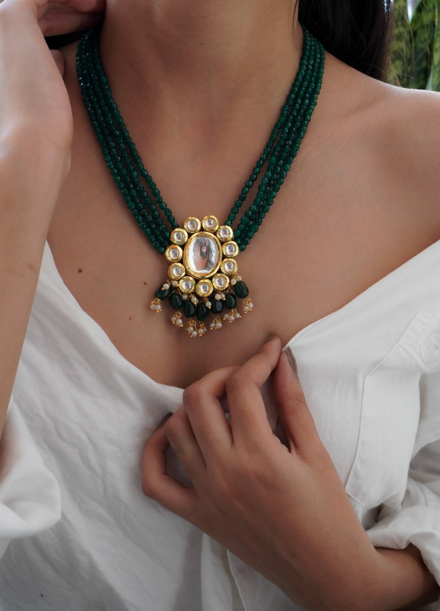 Sitaara Kundan and Stones Necklace