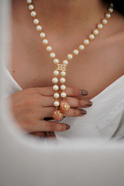 Ziva Kundan and Pearls Necklace