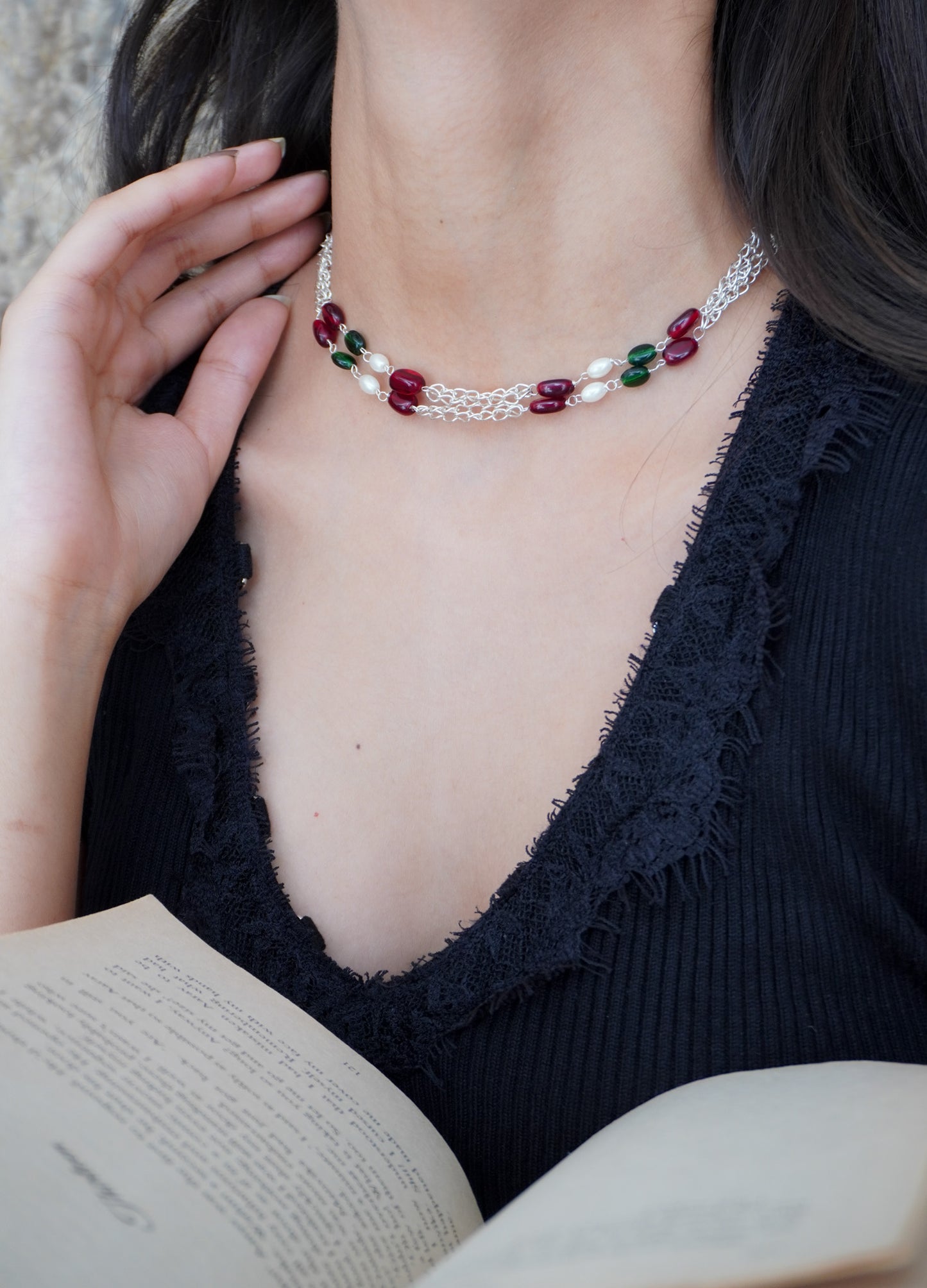 Sage Stones Necklace