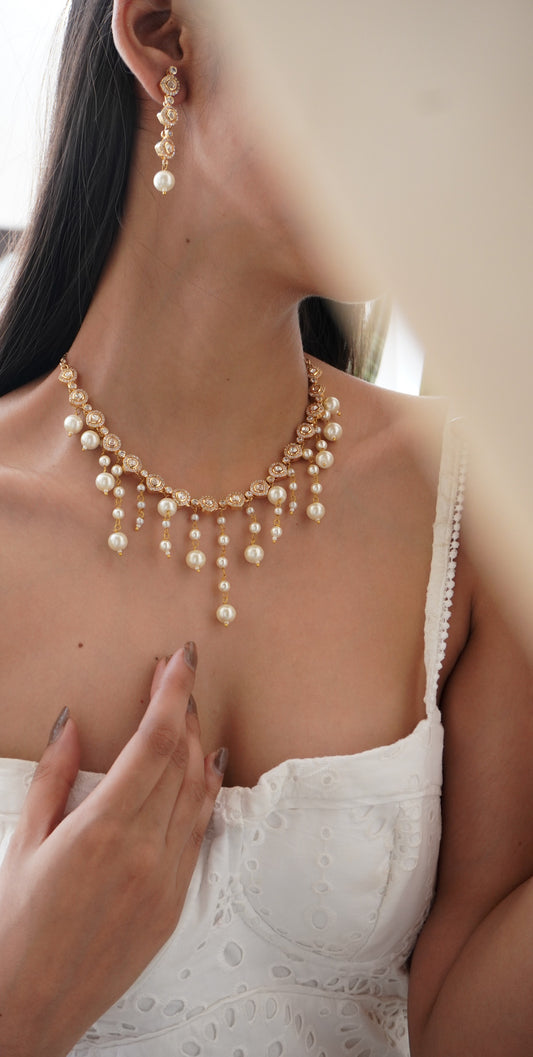 Shashi Kundan and Stones Necklace