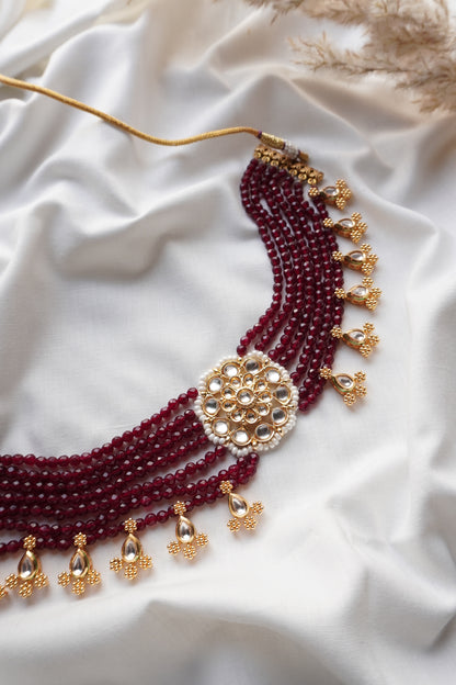 ZarNish Kundan and Stones Necklace