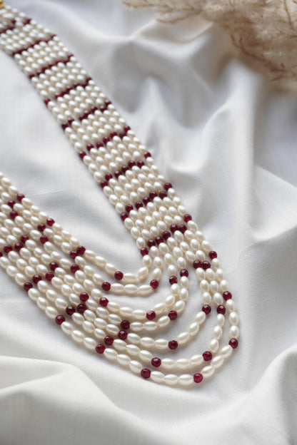 Zeyraan Pearls and Stones Necklace