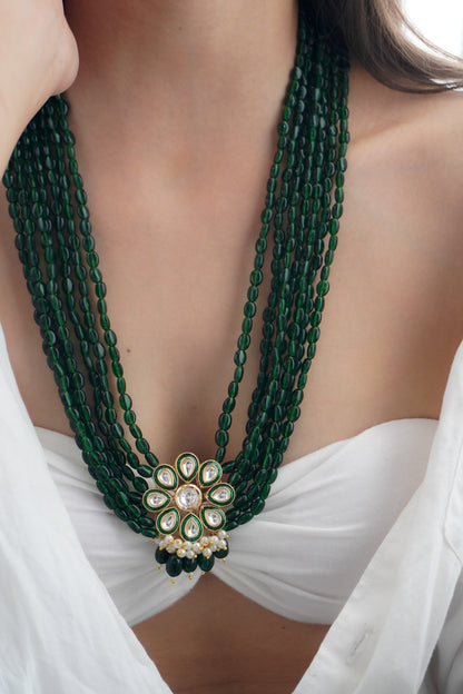 Harika Kundan and Stones Necklace