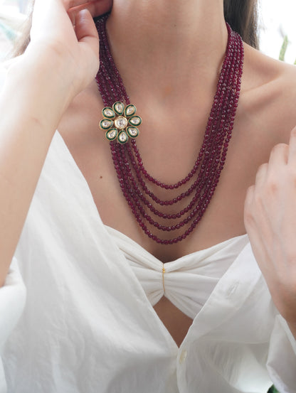Niraaya Kundan and Stones Necklace