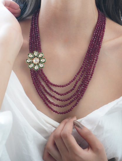 Niraaya Kundan and Stones Necklace