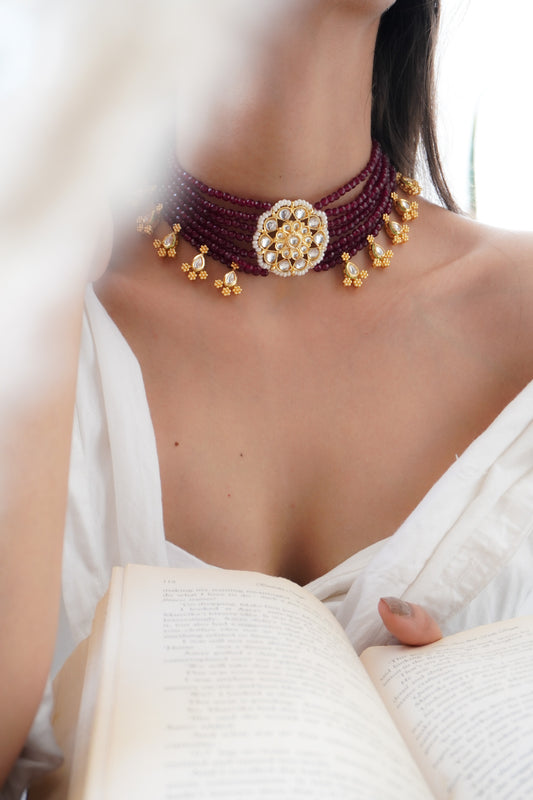 ZarNish Kundan and Stones Necklace