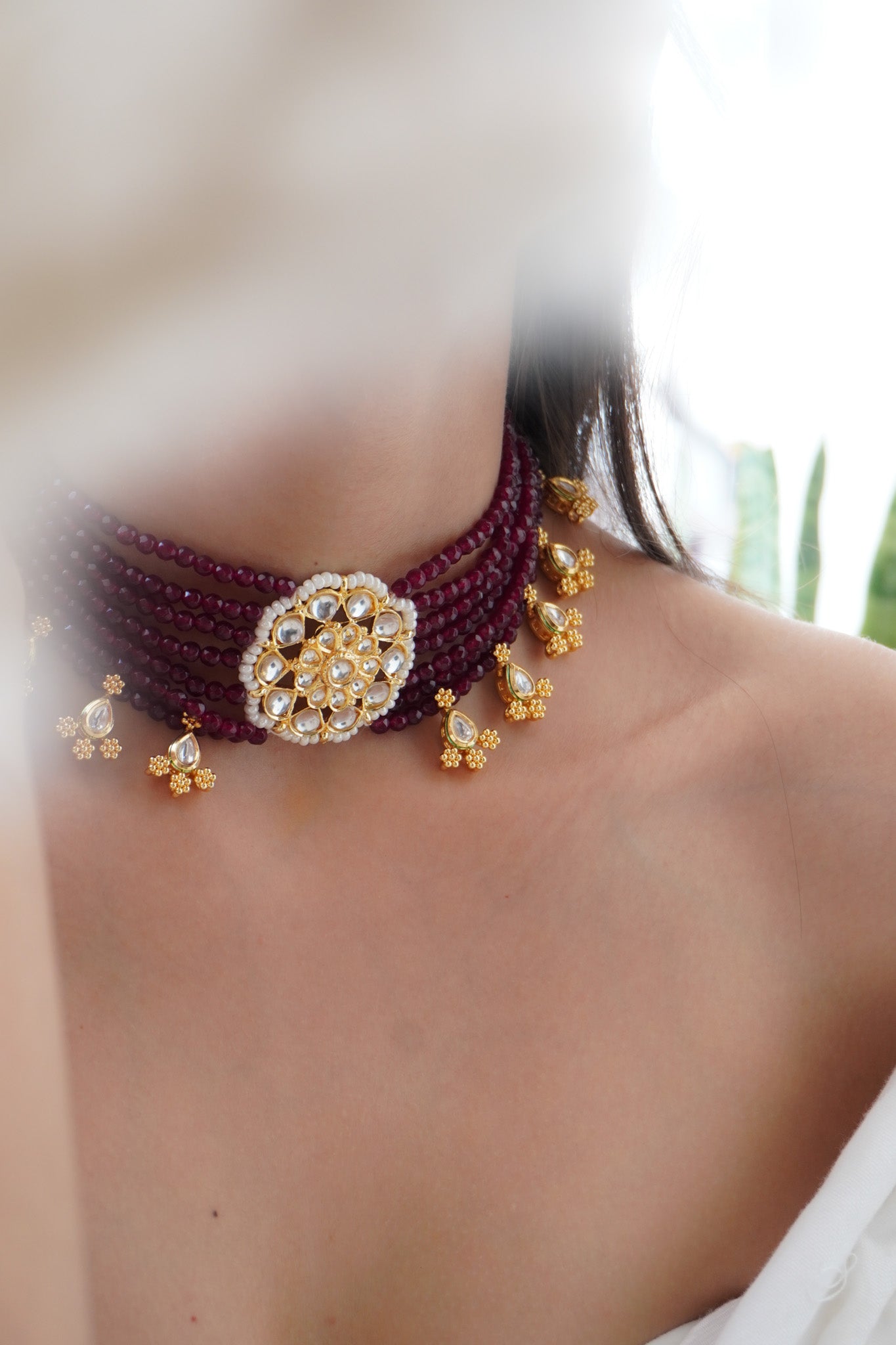 ZarNish Kundan and Stones Necklace