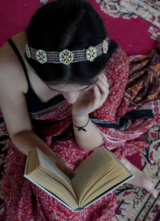 Ashiya Kundan and Stones Headband