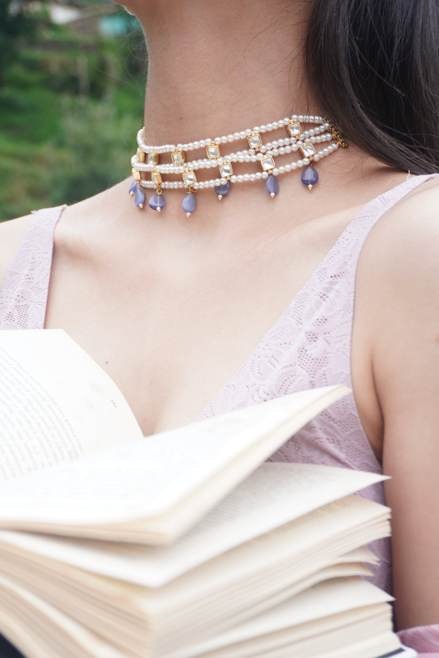 Shubh Kundan and Pearls Necklace