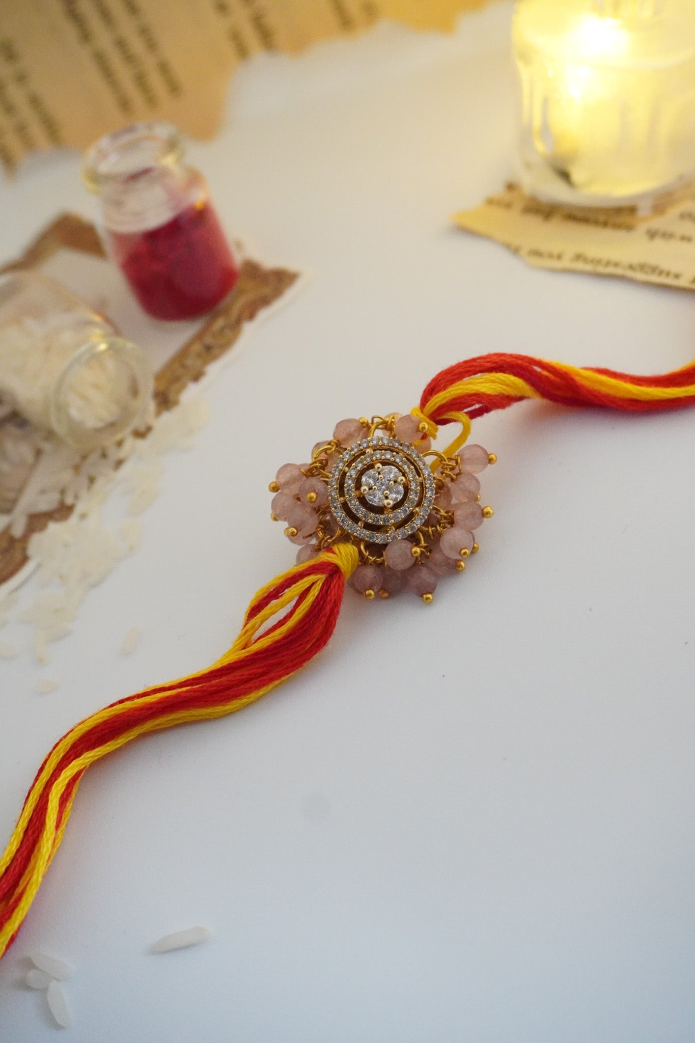 Sutra & Soul Kundan Rakhi