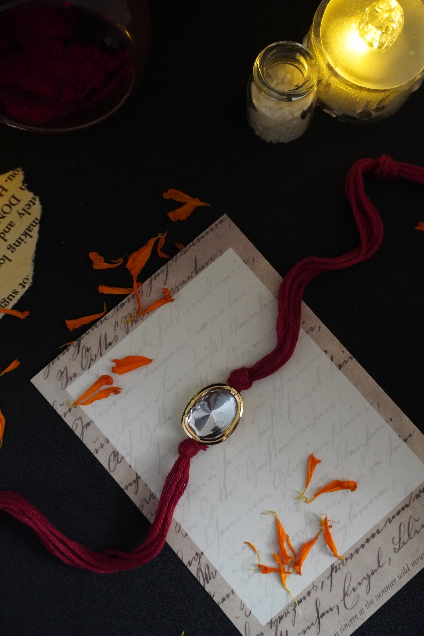 Ruhanii Kundan Rakhi