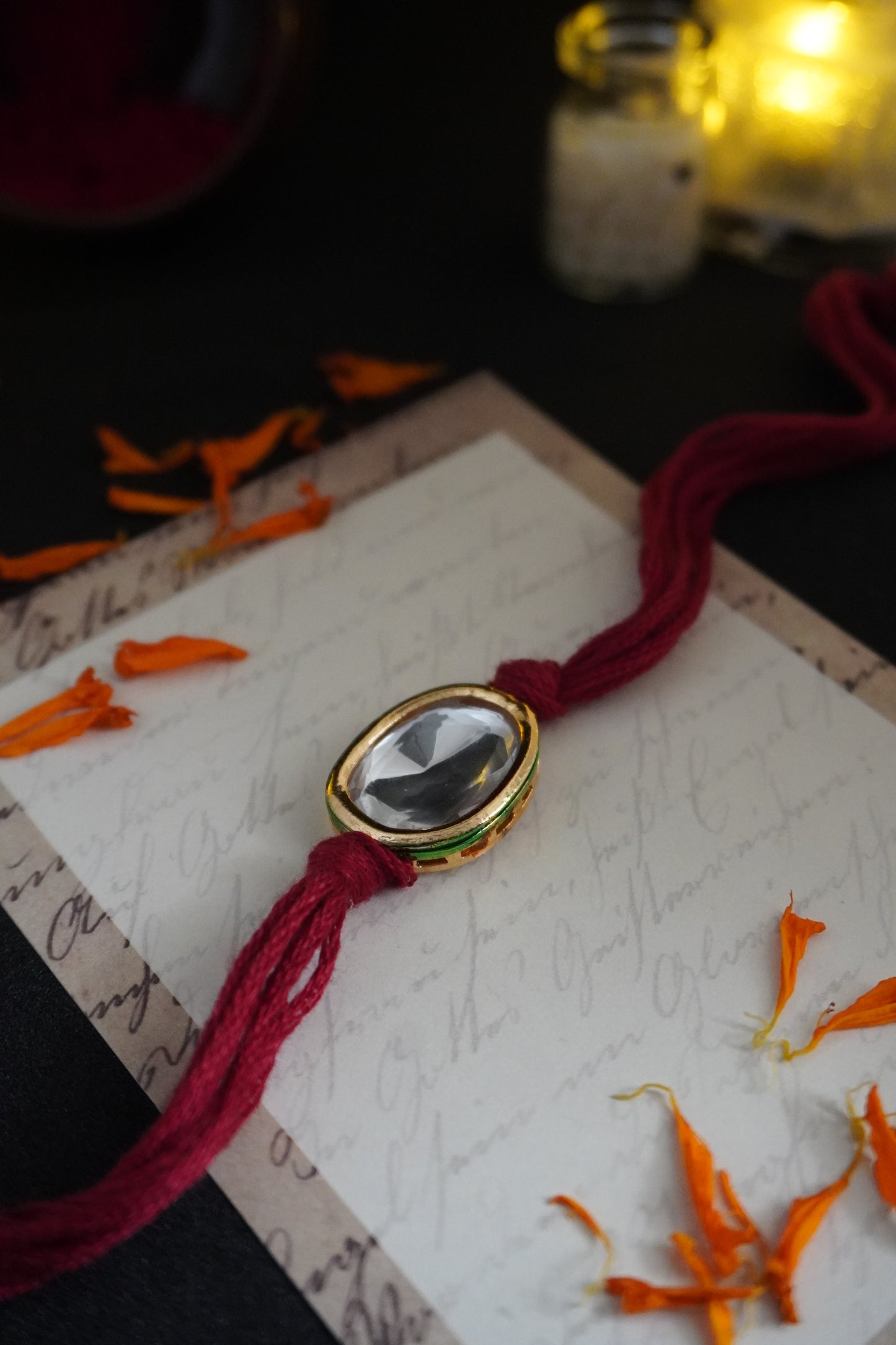 Ruhanii Kundan Rakhi