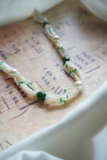 Damishi Pearl Choker Necklace