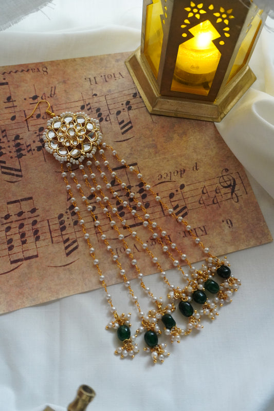 Suhani Kundan and Pearls Hair Pin