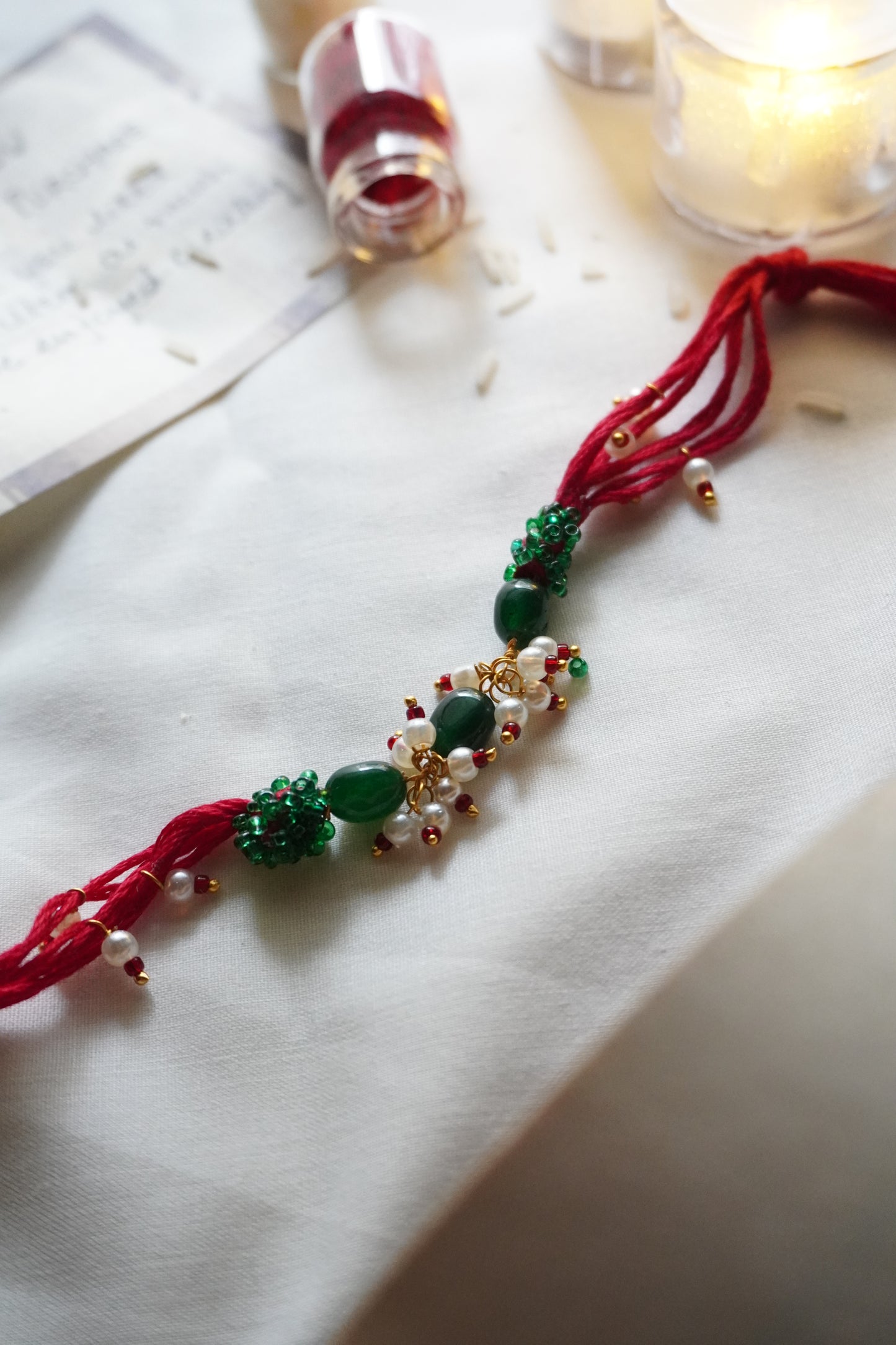 Suman Red Rakhi