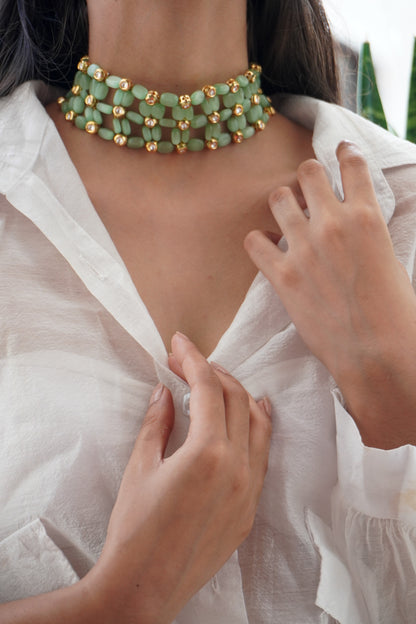 Sivani Kundan and Stones Necklace